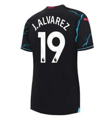 Manchester City Julian Alvarez #19 Tredje Tröja Dam 2023-24 Kortärmad